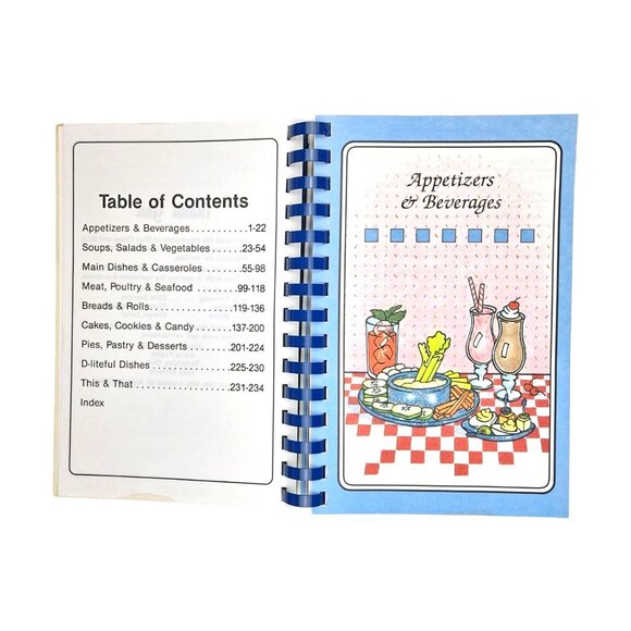 Vintage Cookbook Blue Cross Shield Kansas Taste Of Blues Employee Recipes 1992 - Picture 6 of 9